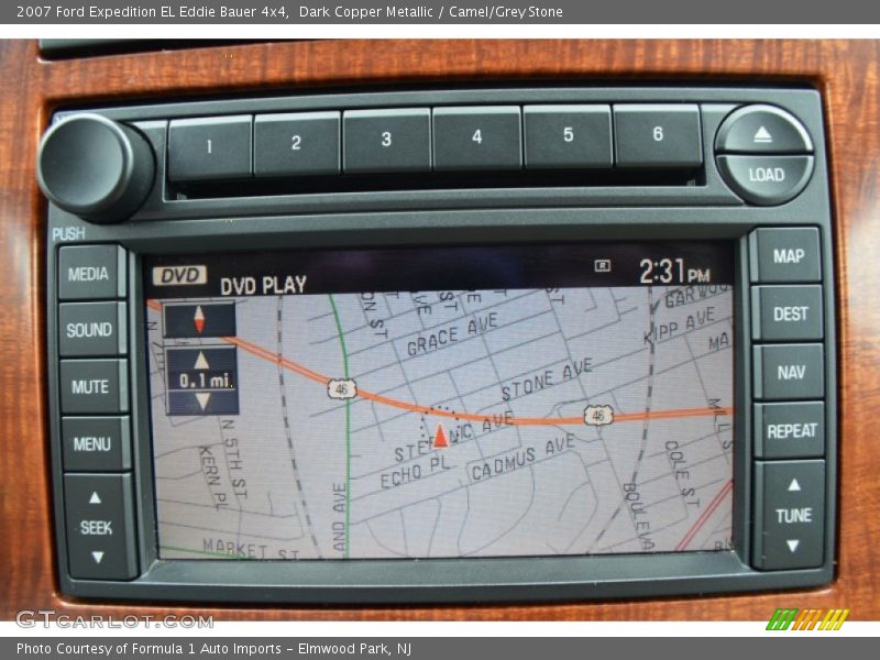 Dark Copper Metallic / Camel/Grey Stone 2007 Ford Expedition EL Eddie Bauer 4x4