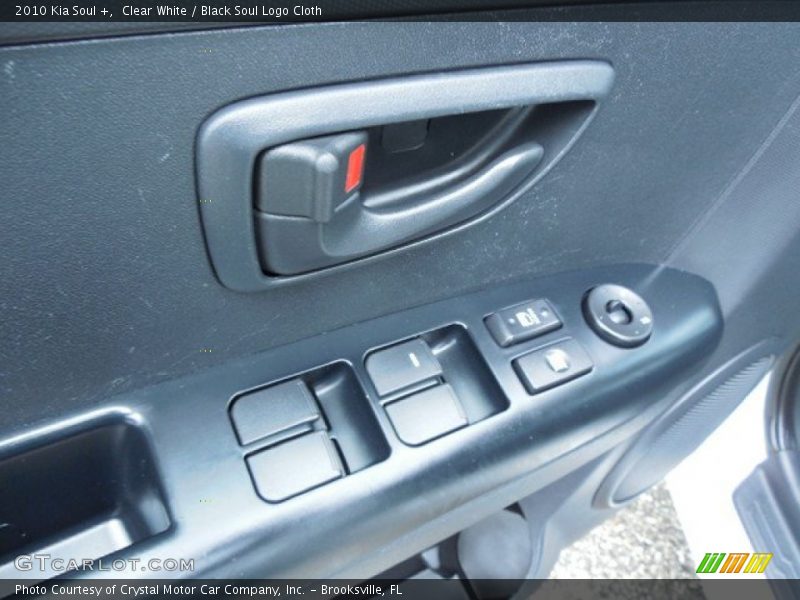 Clear White / Black Soul Logo Cloth 2010 Kia Soul +