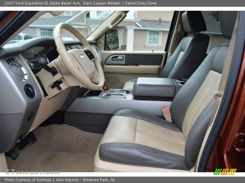 Dark Copper Metallic / Camel/Grey Stone 2007 Ford Expedition EL Eddie Bauer 4x4