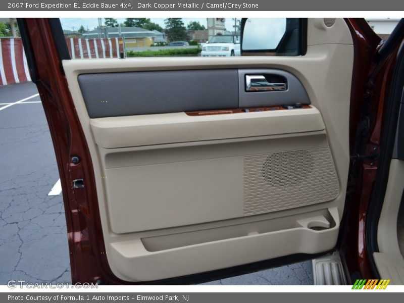 Dark Copper Metallic / Camel/Grey Stone 2007 Ford Expedition EL Eddie Bauer 4x4