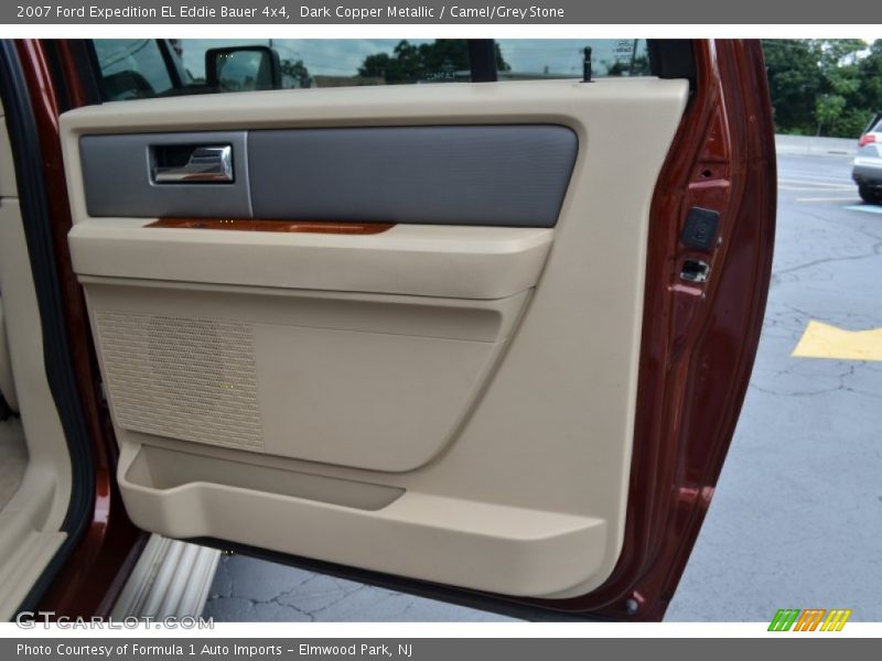 Dark Copper Metallic / Camel/Grey Stone 2007 Ford Expedition EL Eddie Bauer 4x4