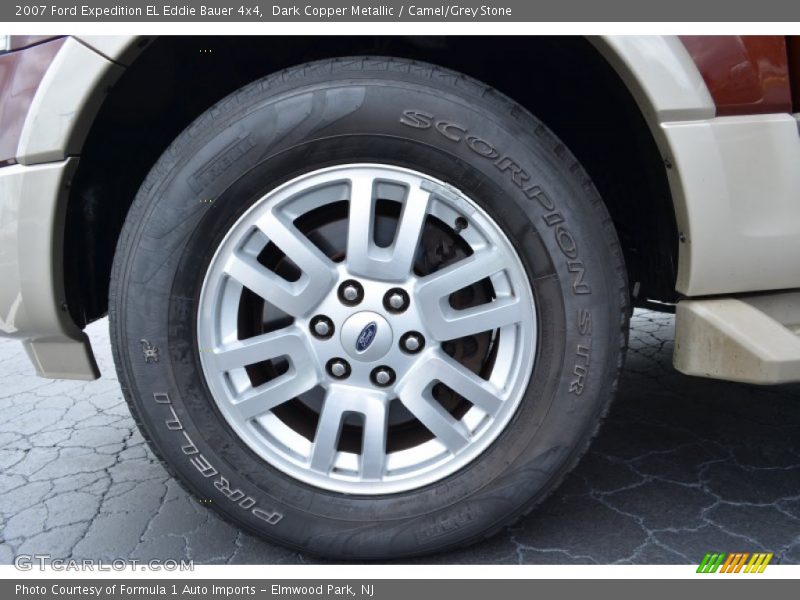 Dark Copper Metallic / Camel/Grey Stone 2007 Ford Expedition EL Eddie Bauer 4x4
