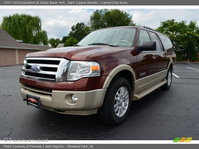 Dark Copper Metallic / Camel/Grey Stone 2007 Ford Expedition EL Eddie Bauer 4x4