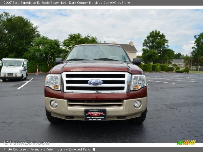 Dark Copper Metallic / Camel/Grey Stone 2007 Ford Expedition EL Eddie Bauer 4x4