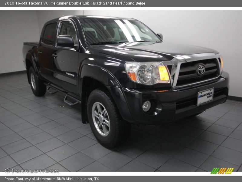 Black Sand Pearl / Sand Beige 2010 Toyota Tacoma V6 PreRunner Double Cab