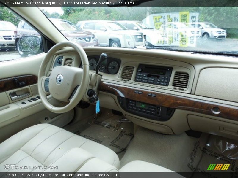 Dark Toreador Red Metallic / Light Camel 2006 Mercury Grand Marquis LS