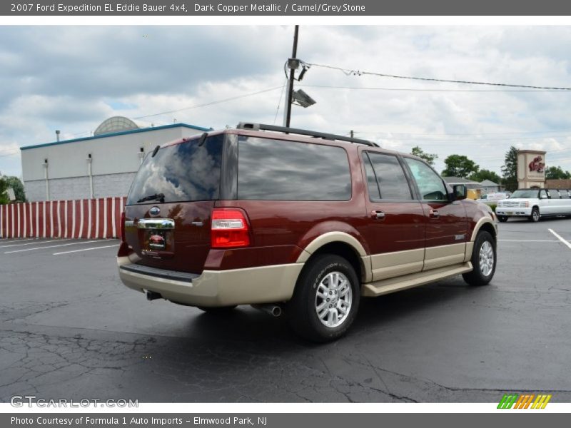 Dark Copper Metallic / Camel/Grey Stone 2007 Ford Expedition EL Eddie Bauer 4x4