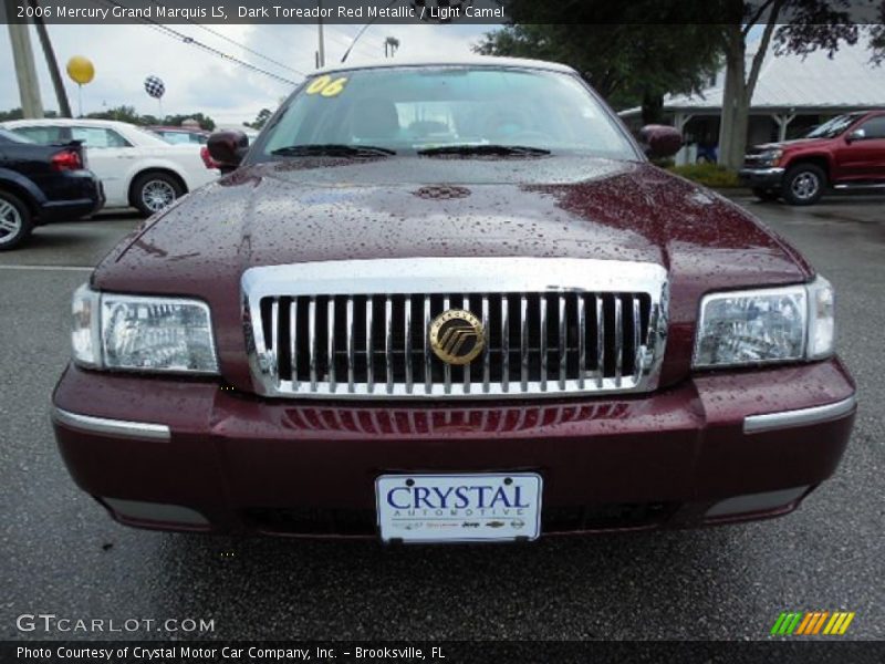 Dark Toreador Red Metallic / Light Camel 2006 Mercury Grand Marquis LS