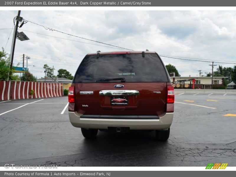 Dark Copper Metallic / Camel/Grey Stone 2007 Ford Expedition EL Eddie Bauer 4x4