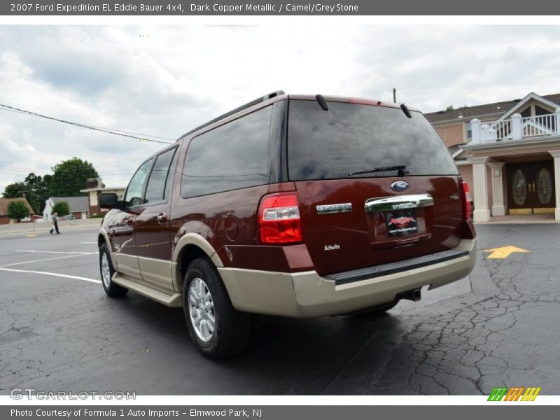 Dark Copper Metallic / Camel/Grey Stone 2007 Ford Expedition EL Eddie Bauer 4x4
