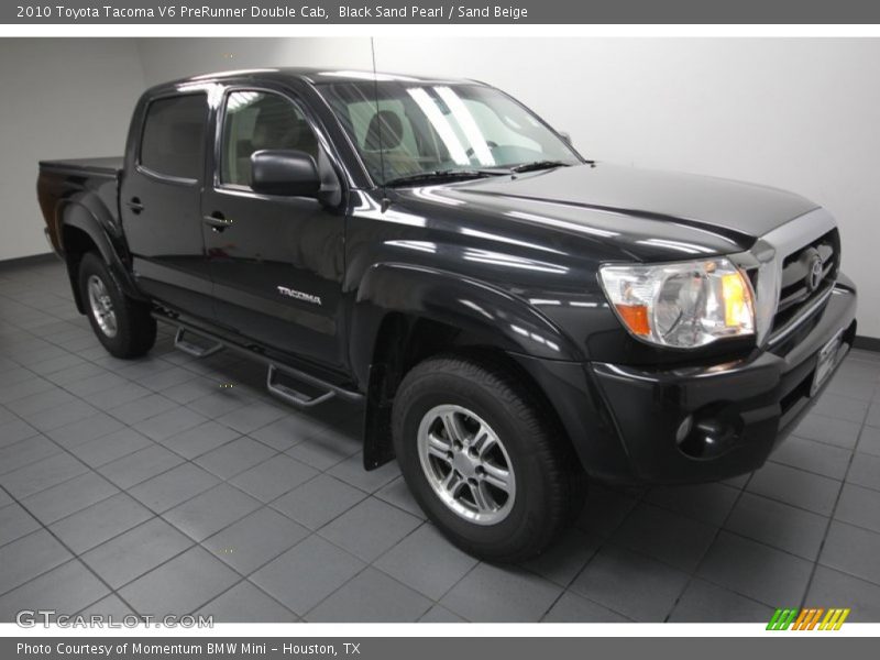 Black Sand Pearl / Sand Beige 2010 Toyota Tacoma V6 PreRunner Double Cab