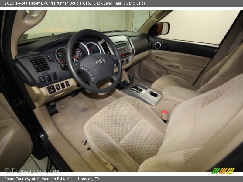 Black Sand Pearl / Sand Beige 2010 Toyota Tacoma V6 PreRunner Double Cab
