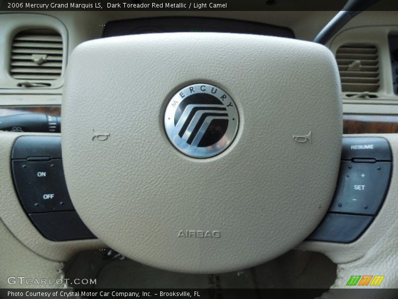 Dark Toreador Red Metallic / Light Camel 2006 Mercury Grand Marquis LS