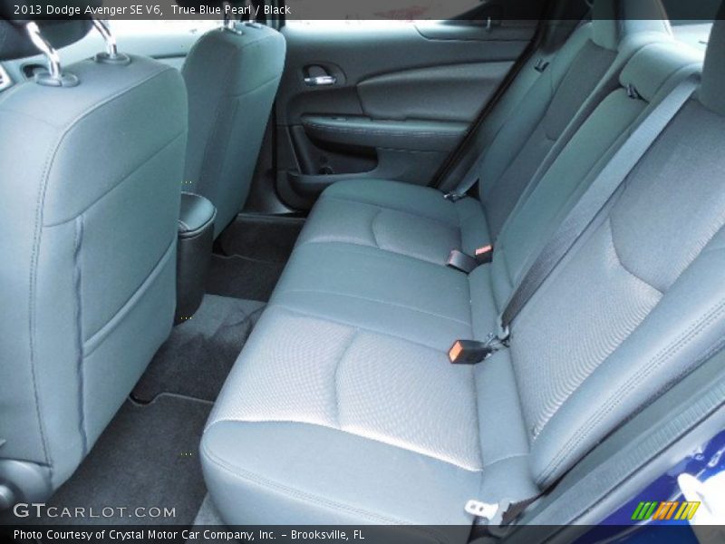 True Blue Pearl / Black 2013 Dodge Avenger SE V6