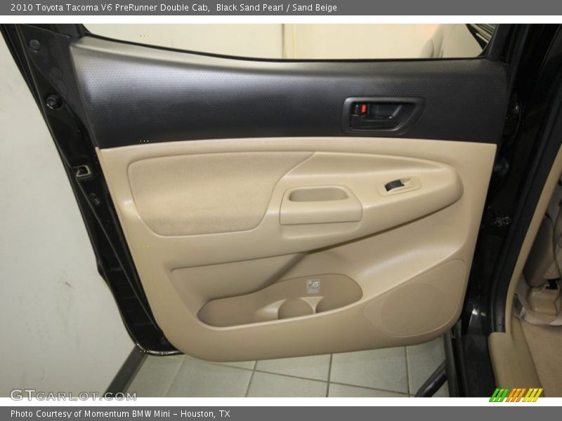 Black Sand Pearl / Sand Beige 2010 Toyota Tacoma V6 PreRunner Double Cab