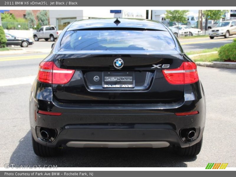 Jet Black / Black 2011 BMW X6 xDrive35i