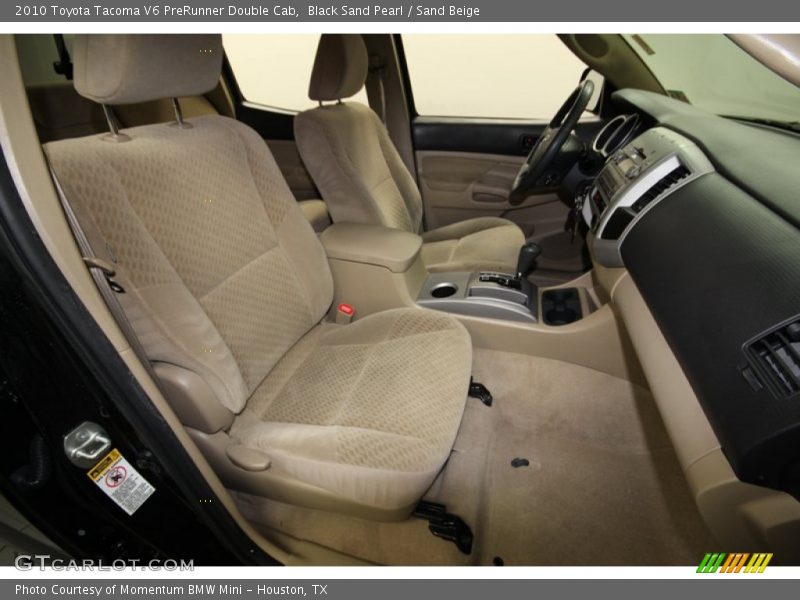 Black Sand Pearl / Sand Beige 2010 Toyota Tacoma V6 PreRunner Double Cab