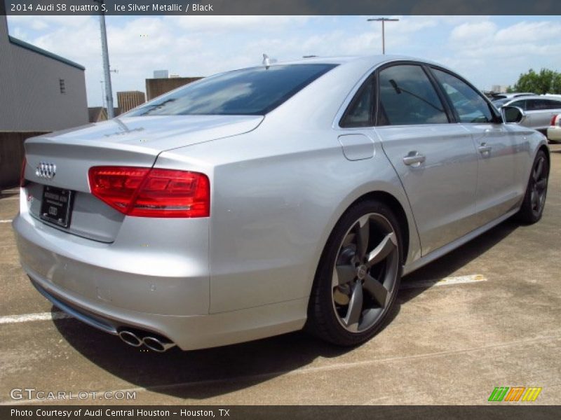 Ice Silver Metallic / Black 2014 Audi S8 quattro S