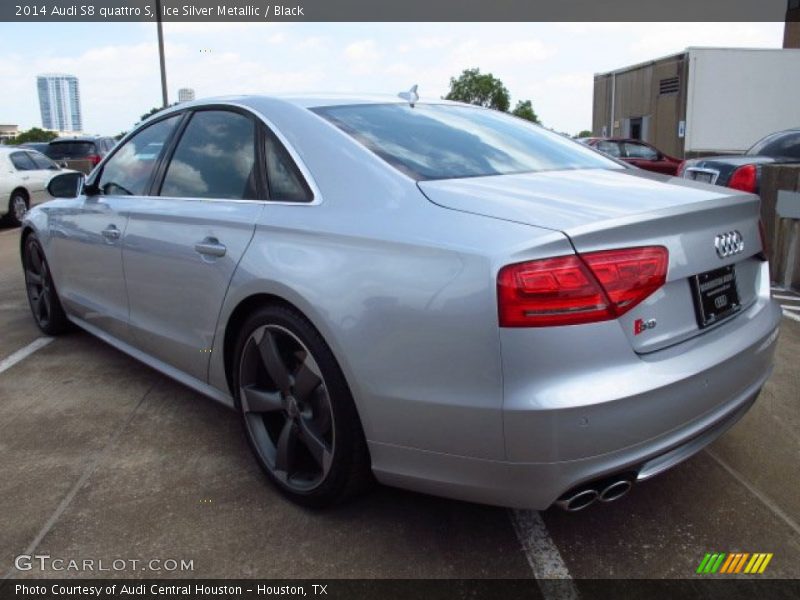 Ice Silver Metallic / Black 2014 Audi S8 quattro S
