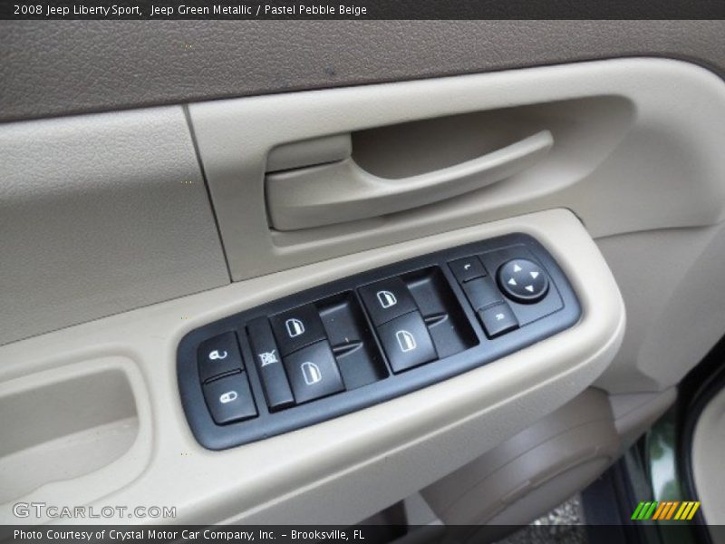 Jeep Green Metallic / Pastel Pebble Beige 2008 Jeep Liberty Sport