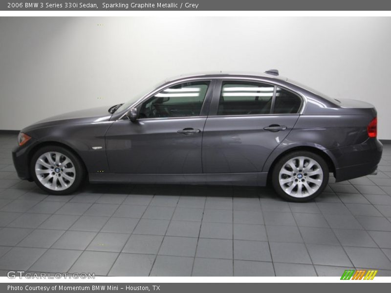 Sparkling Graphite Metallic / Grey 2006 BMW 3 Series 330i Sedan