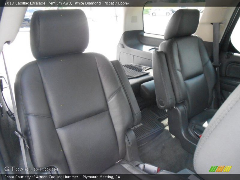 White Diamond Tricoat / Ebony 2013 Cadillac Escalade Premium AWD