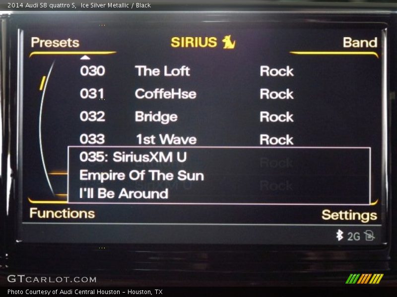 Ice Silver Metallic / Black 2014 Audi S8 quattro S