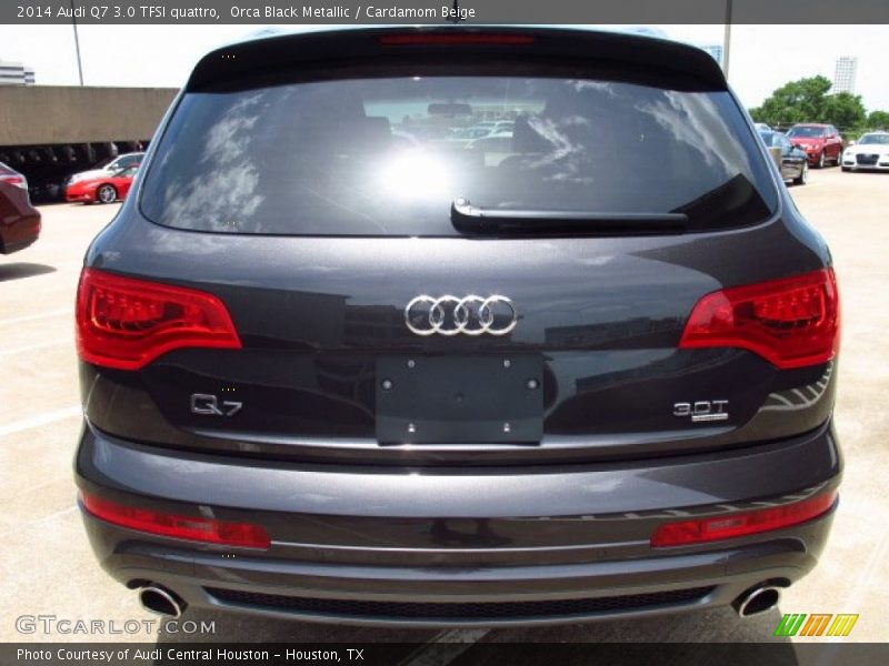 Orca Black Metallic / Cardamom Beige 2014 Audi Q7 3.0 TFSI quattro