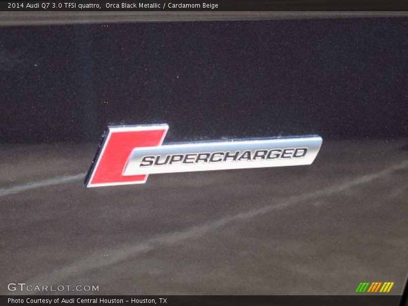 Orca Black Metallic / Cardamom Beige 2014 Audi Q7 3.0 TFSI quattro