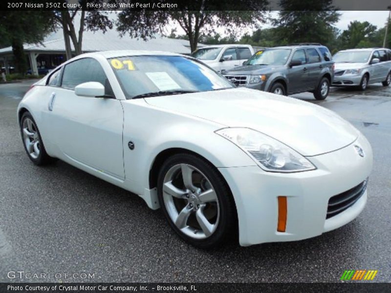 Pikes Peak White Pearl / Carbon 2007 Nissan 350Z Coupe