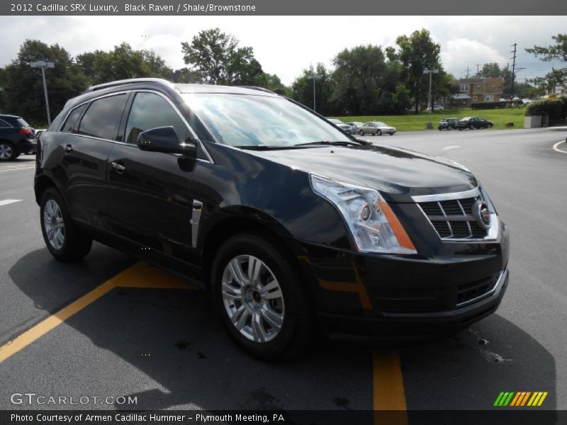 Black Raven / Shale/Brownstone 2012 Cadillac SRX Luxury