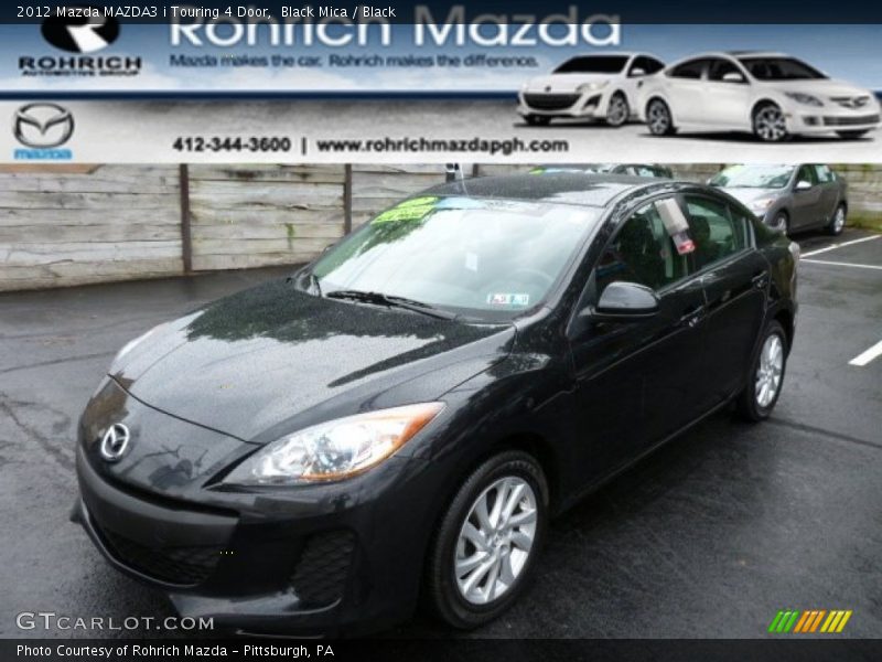 Black Mica / Black 2012 Mazda MAZDA3 i Touring 4 Door