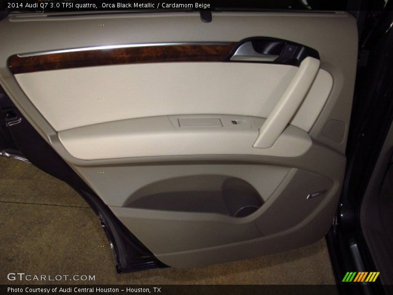 Orca Black Metallic / Cardamom Beige 2014 Audi Q7 3.0 TFSI quattro