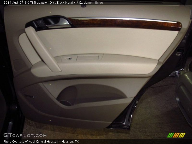 Orca Black Metallic / Cardamom Beige 2014 Audi Q7 3.0 TFSI quattro