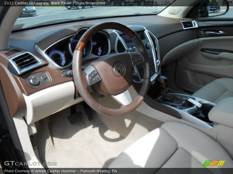 Black Raven / Shale/Brownstone 2012 Cadillac SRX Luxury