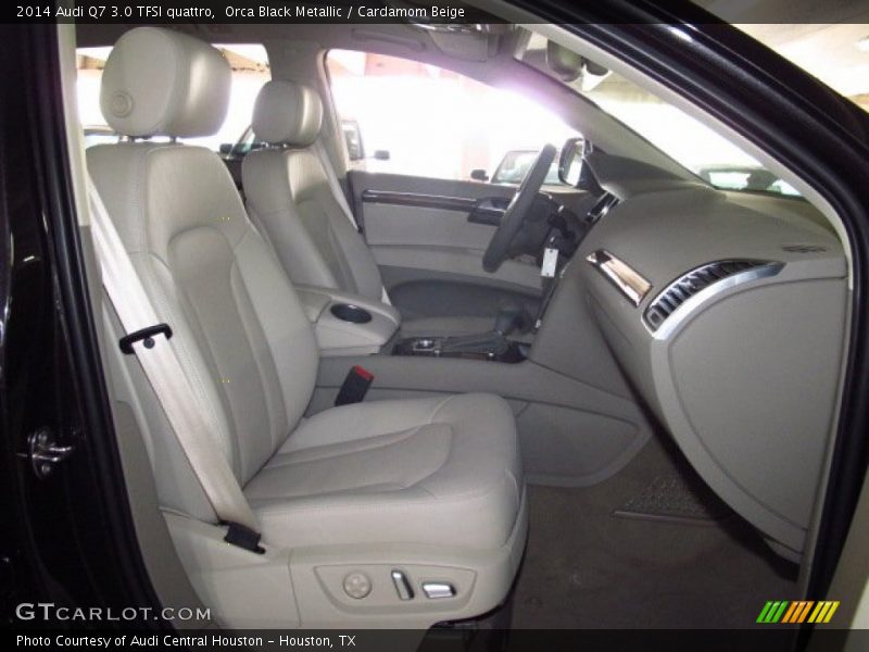Orca Black Metallic / Cardamom Beige 2014 Audi Q7 3.0 TFSI quattro