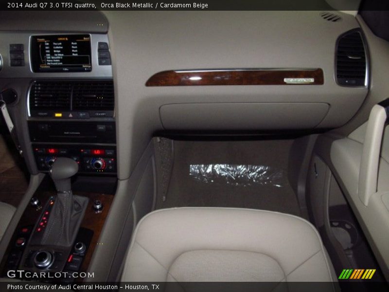 Orca Black Metallic / Cardamom Beige 2014 Audi Q7 3.0 TFSI quattro