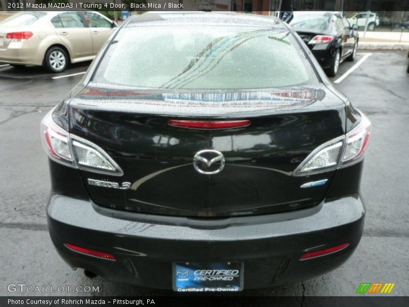 Black Mica / Black 2012 Mazda MAZDA3 i Touring 4 Door