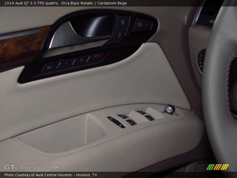 Orca Black Metallic / Cardamom Beige 2014 Audi Q7 3.0 TFSI quattro