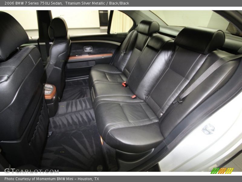Titanium Silver Metallic / Black/Black 2006 BMW 7 Series 750Li Sedan