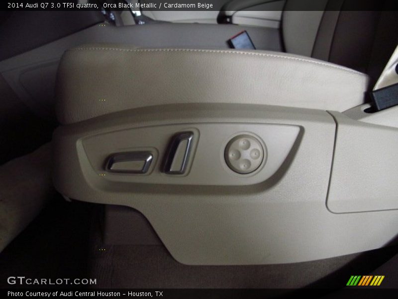 Orca Black Metallic / Cardamom Beige 2014 Audi Q7 3.0 TFSI quattro