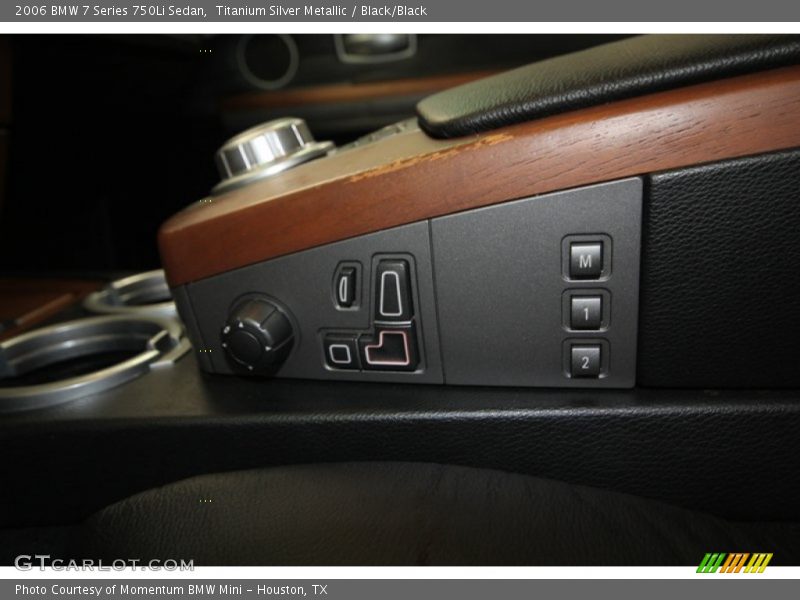 Titanium Silver Metallic / Black/Black 2006 BMW 7 Series 750Li Sedan