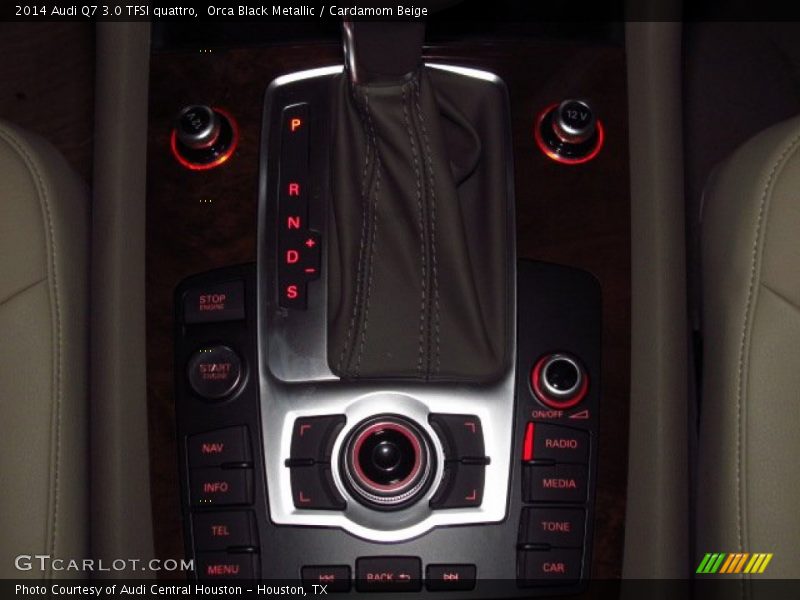 Orca Black Metallic / Cardamom Beige 2014 Audi Q7 3.0 TFSI quattro