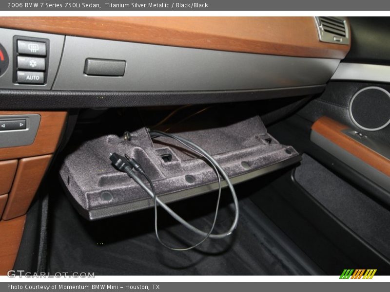 Titanium Silver Metallic / Black/Black 2006 BMW 7 Series 750Li Sedan
