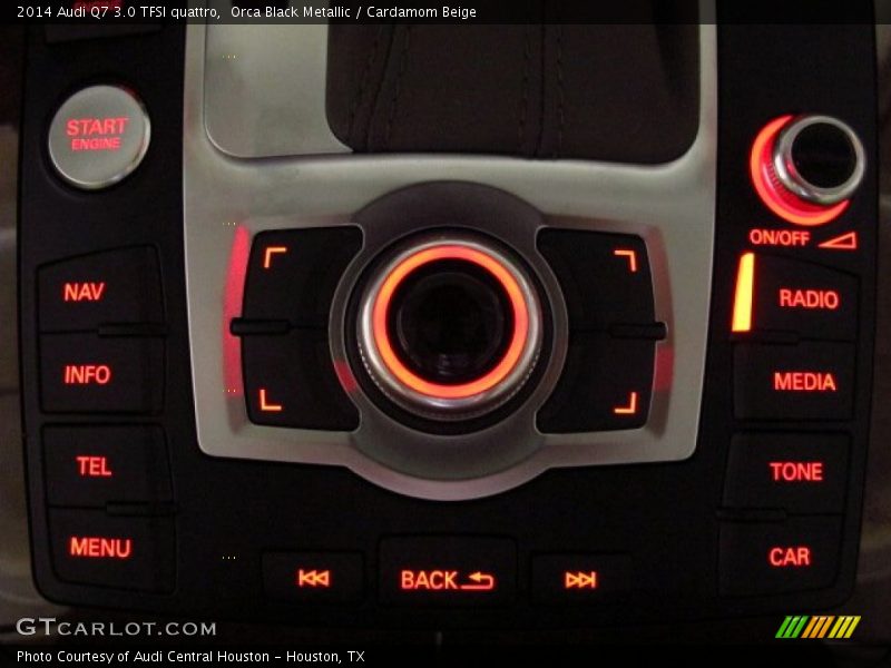 Orca Black Metallic / Cardamom Beige 2014 Audi Q7 3.0 TFSI quattro