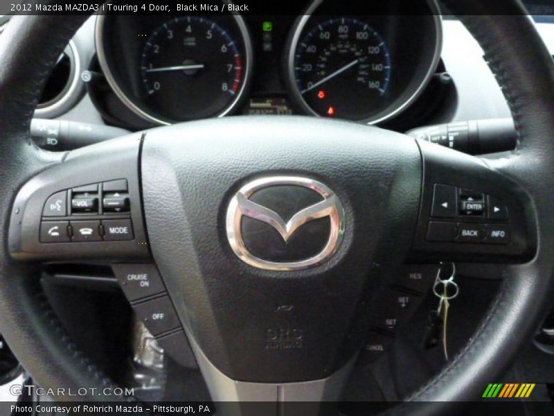 Black Mica / Black 2012 Mazda MAZDA3 i Touring 4 Door