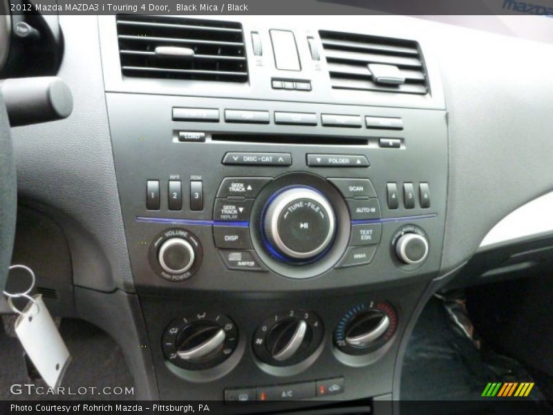 Black Mica / Black 2012 Mazda MAZDA3 i Touring 4 Door