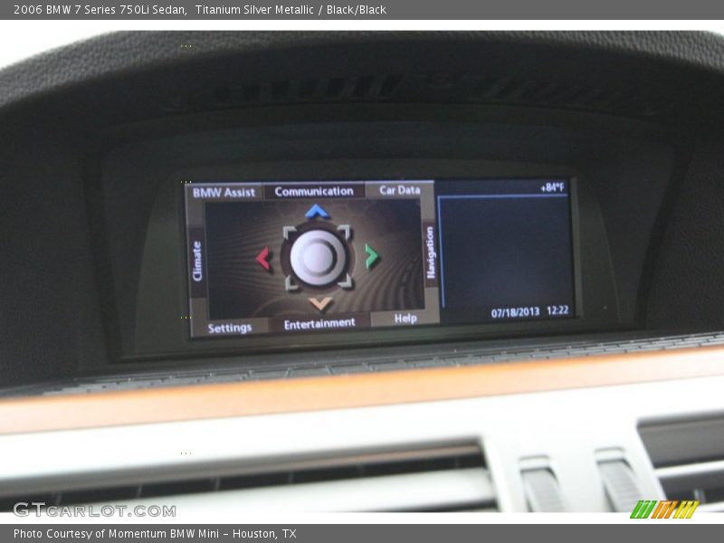 Titanium Silver Metallic / Black/Black 2006 BMW 7 Series 750Li Sedan