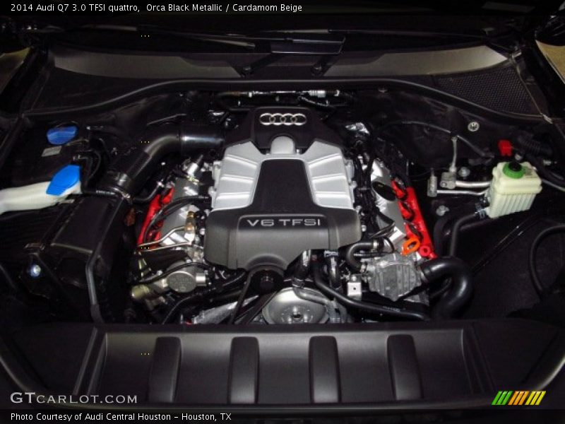 Orca Black Metallic / Cardamom Beige 2014 Audi Q7 3.0 TFSI quattro