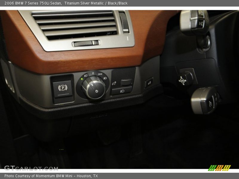 Titanium Silver Metallic / Black/Black 2006 BMW 7 Series 750Li Sedan